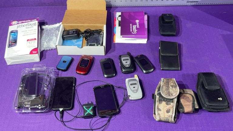 Assorted Cell Phones & Accessories