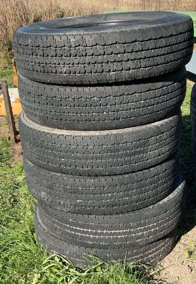 Set of 6 Firestone Transforce HT 215/85R16 Tires