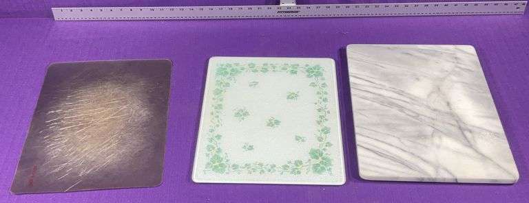 3 Pc. Assorted Cutting Boards/Mat