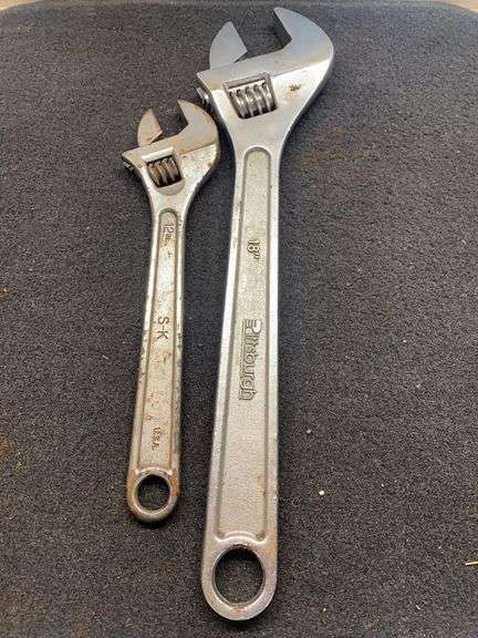 Adjustable Wrenches. Pittsburgh & S-K.  (2)