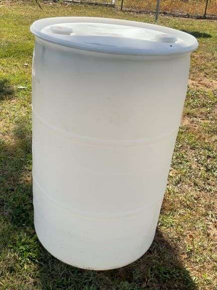 55 Gallon Plastic Barrel
