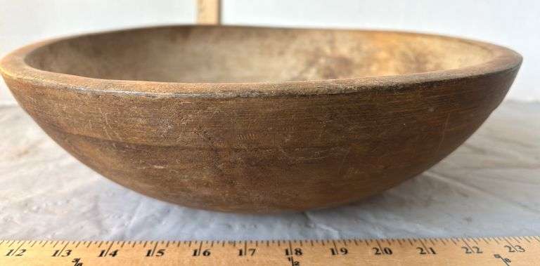 Primitive Wood Dough Bowl