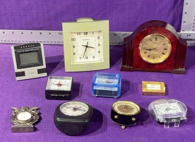 Collection of Assorted Clocks