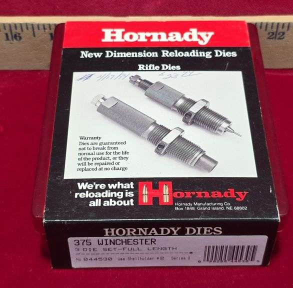Hornady 375 Winchester 3 Die Set- Full Length