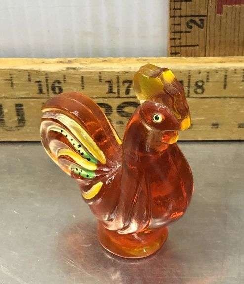 Fenton Art Glass Rooster Figurine