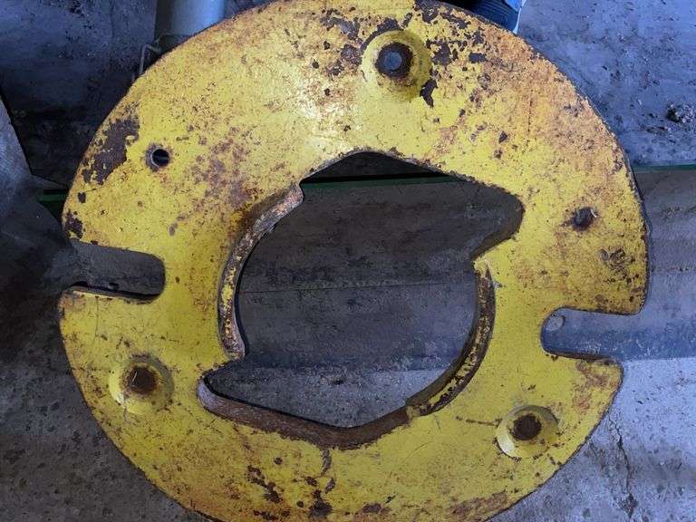 2 John Deere Rear Wheel Weights- (100 lbs each)