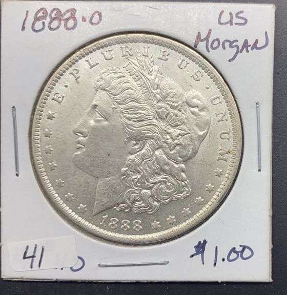 1880 O Morgan Silver Dollar