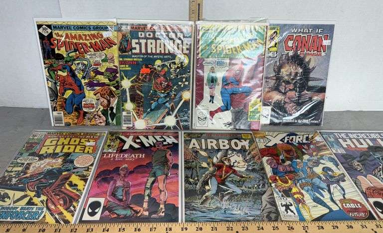 Collection of Marvel Comic Books