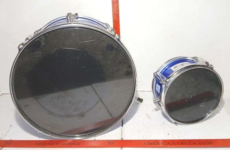 Two Pieces of the Music Alley 3 Piece Kids Drum Set