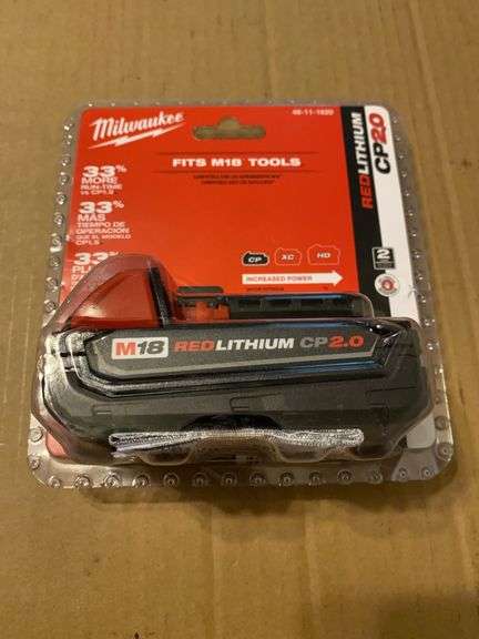 Milwaukee M18 Red Lithium CP2.0 Battery. (New) #48-11-1820
