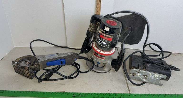 Dremel Saw Max, Craftsman Router & Jig Saw - All Have Power