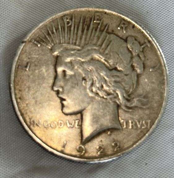 1922 Peace Dollar .900 SILVER COIN