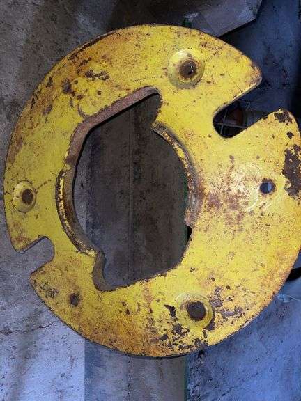 2 John Deere Rear Wheel Weights- (100 lbs each)