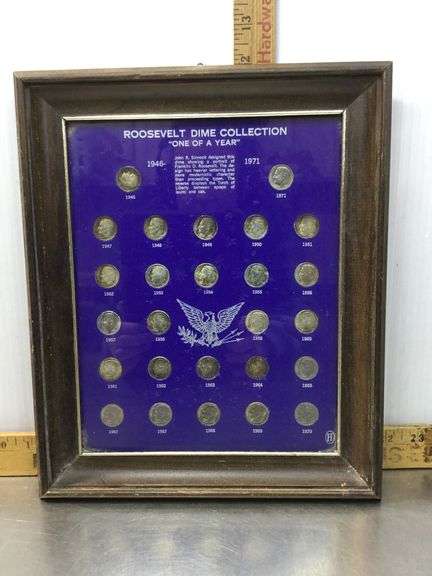 Roosevelt Dime Collection 1946-1971