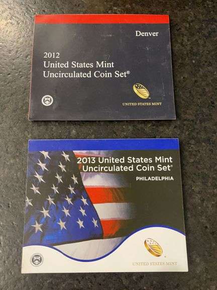2012 & 2013 United States Mint Uncirculated Coin Sets