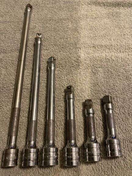 Snap-on 3/8” Drive Extensions (6)