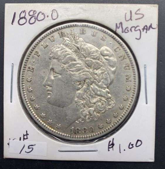 1880 O Morgan Silver Dollar