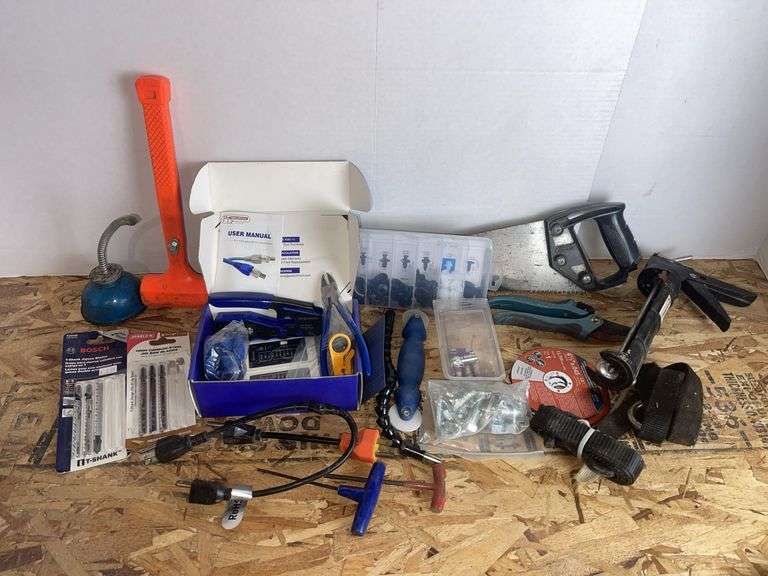 RJ45 Crimp Tool Kit, Stanley Saw & Shop Finds- see pics