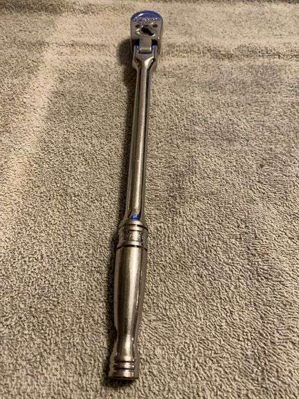 Snap-on 1991 3/8” Drive Flex Head Chrome Ratchet