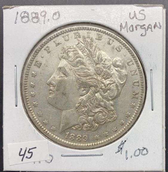 1889 O Morgan Silver Dollar