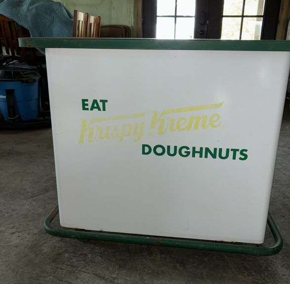 Krispy Kreme Doughnut Display Cart on Wheels 32”T X 36” L X 24” W