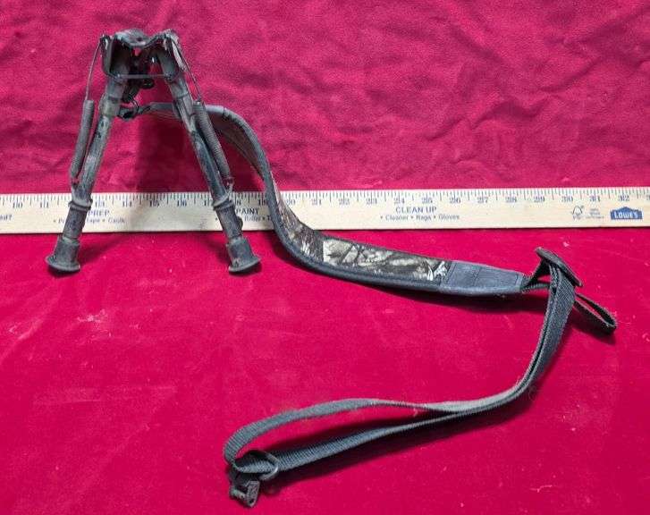 Firearm Bipod with Strap