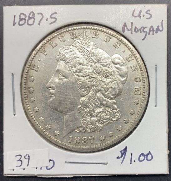 1887 S Morgan Silver Dollar
