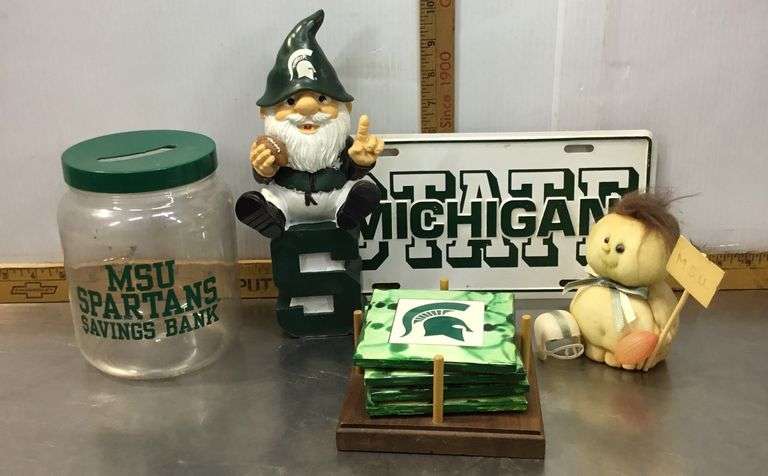 Michigan State Decor, Coasters, License Plate and Container