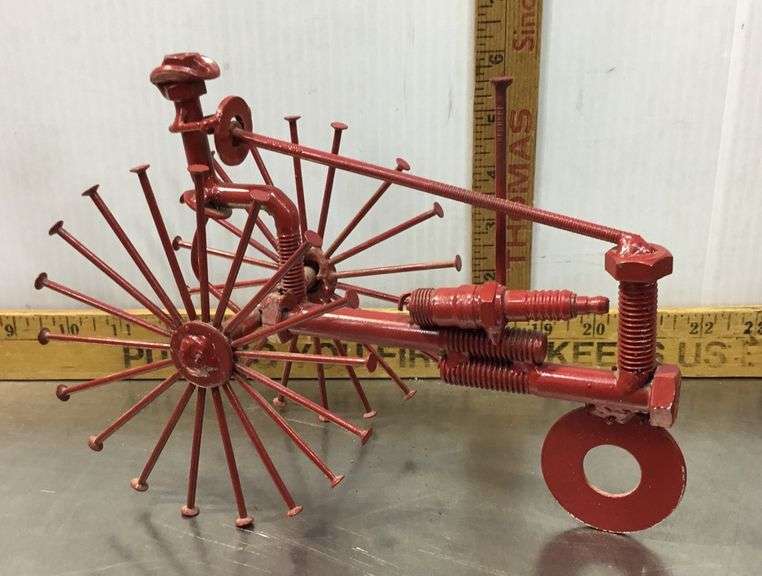 Handmade Tractor Figure