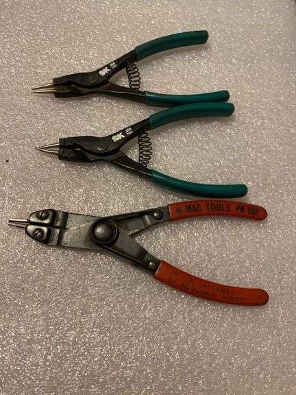 Mac Tools PK 102 Snap Ring Pliers & S-K Snap Ring Pliers