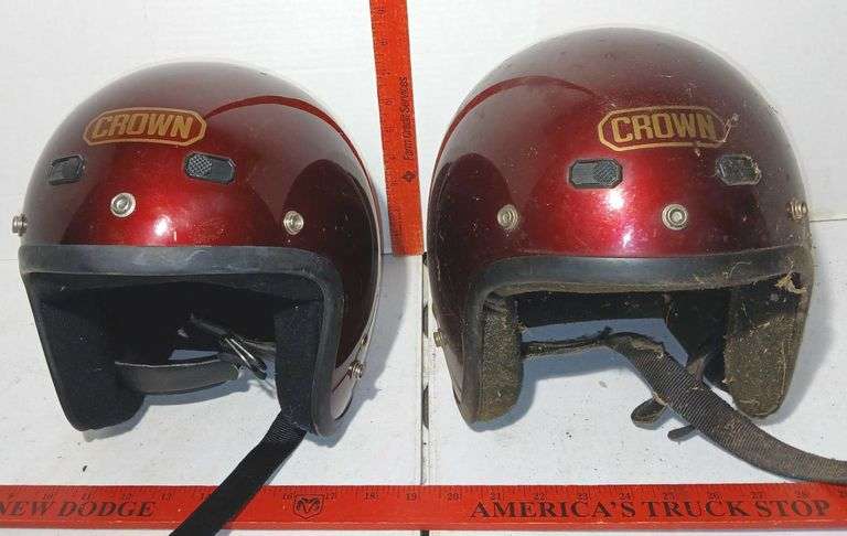 Two Crown Helmets