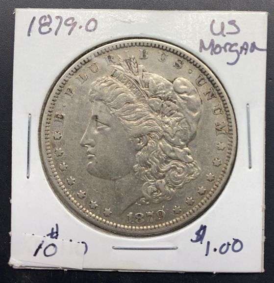 1879 O Morgan Silver Dollar