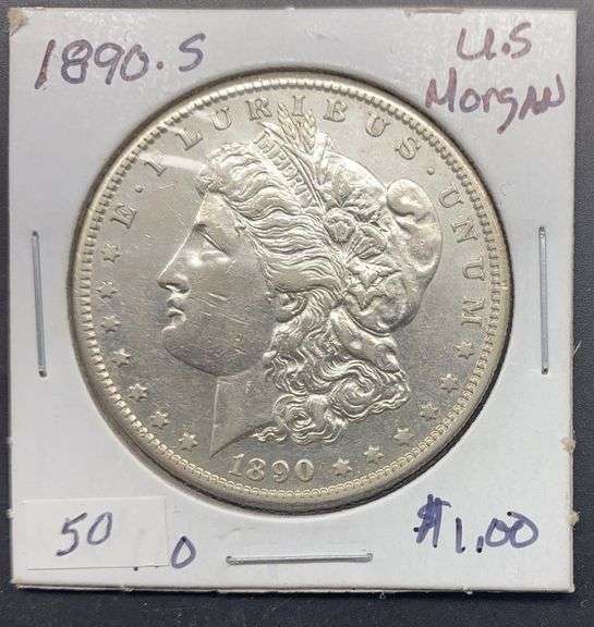 1890 S Morgan Silver Dollar