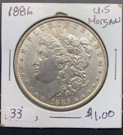 1886 Morgan Silver Dollar