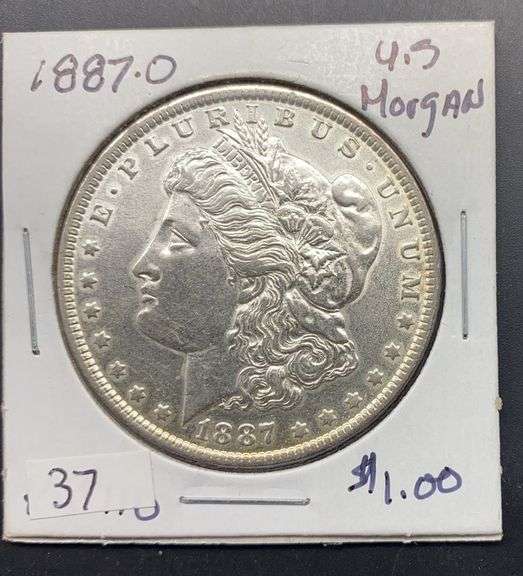 1887 O Morgan Silver Dollar