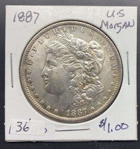 1887 Morgan Silver Dollar