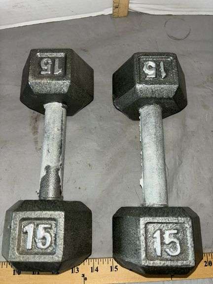 15 Lb. Dumbbell Weights
