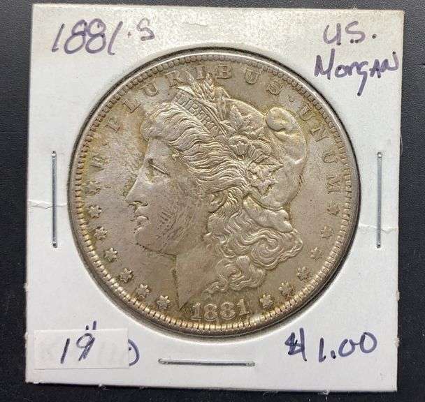 1881 S Morgan Silver Dollar