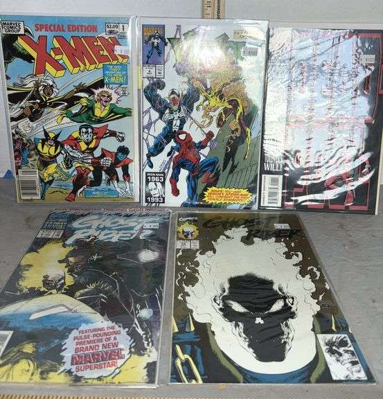 Marvel X-Man, Dead-Pool, Ghost Rider Comic Books