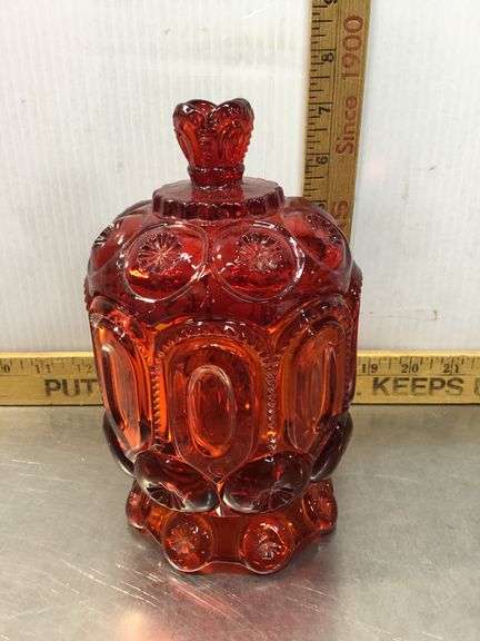 L.E. Smith Moon & Stars Covered Dish