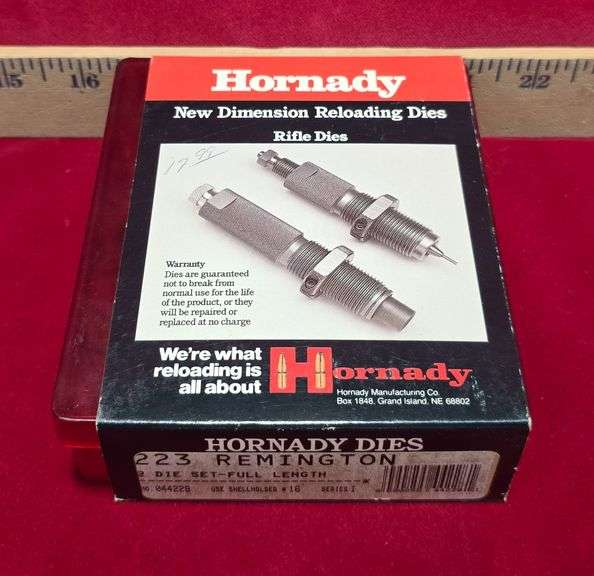 Hornady 223 Renington 2 Die Set Full Length