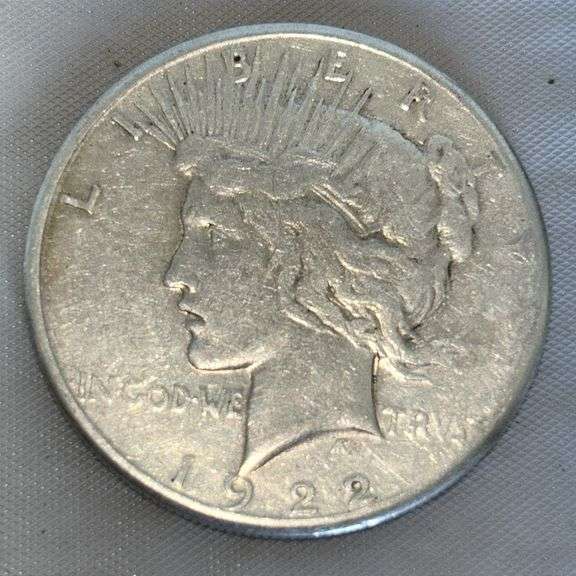 1922 US Silver Dollar Liberty Peace Coin