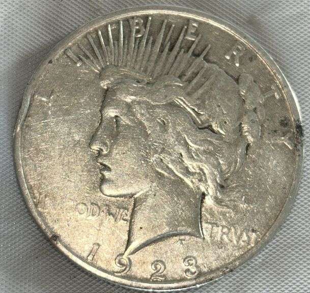 1923 Silver One Dollar Peace Coin
