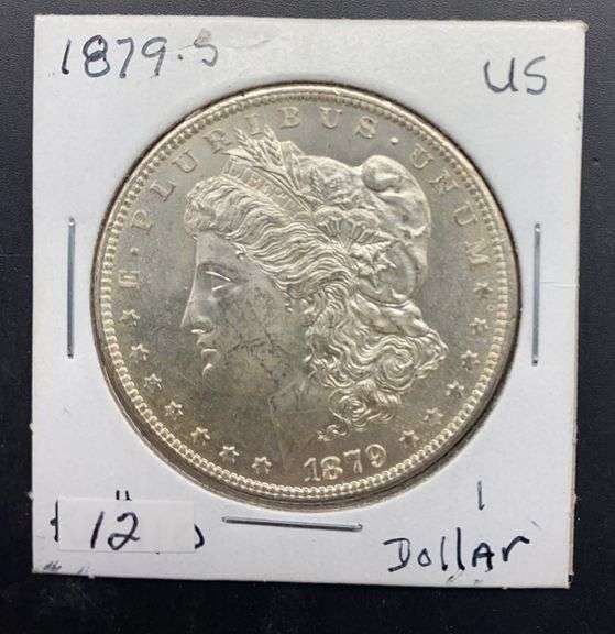 1879 S Morgan Silver Dollar, Rev 79