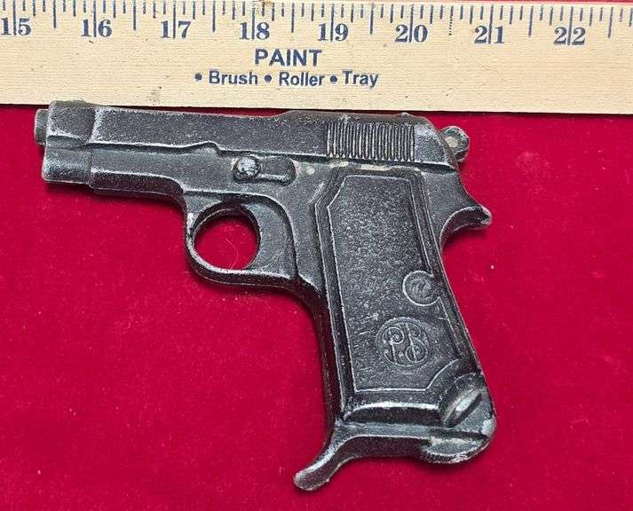 Vintage Cast Metal Prop Gun
