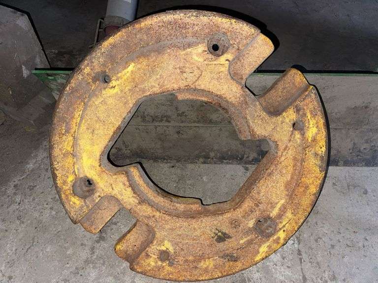 2 John Deere Rear Wheel Weights- (100 lbs each)