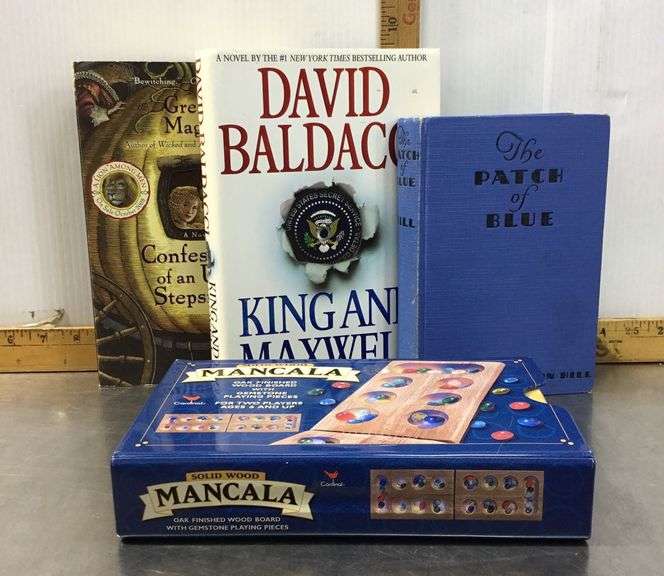 Mancala Game and 3 Books - Sherwood Auctions