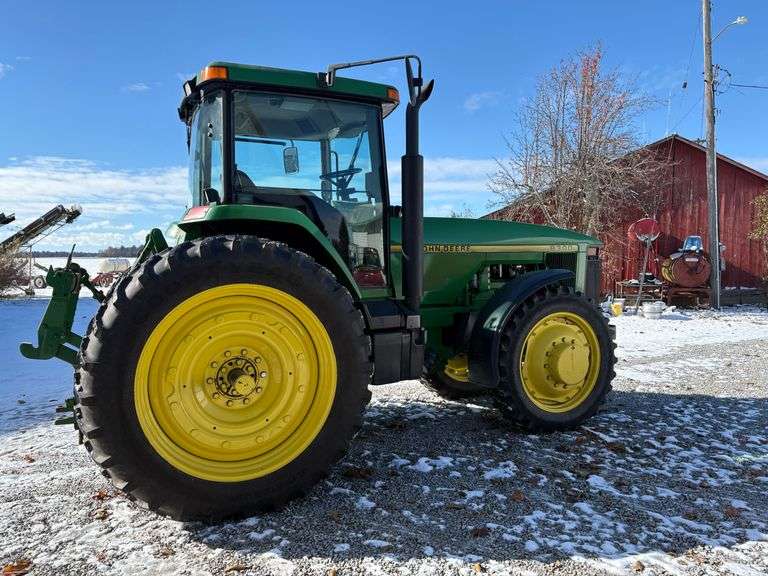 John Deere 8300 Tractor-Equipped w/ Heavy Duty 3-Point Lift Capacity & 450 lb Rear Wheel Wts
