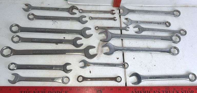 Assortment of Craftsman & Thorsen Combination Wrenches