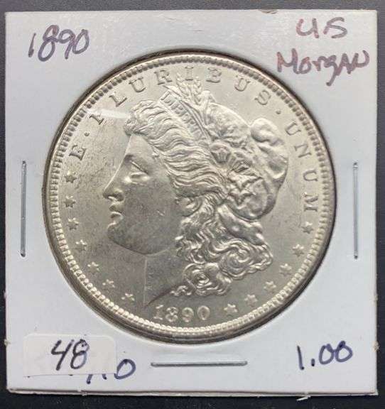 1890 Morgan Silver Dollar